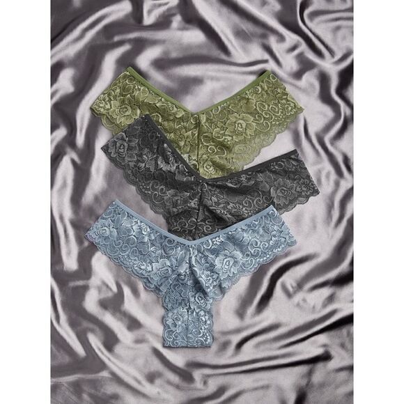 Floral Lace Underwear Panty Set - Picture 1 of 9